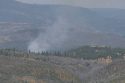 Rainbow Fire burning in Mountain Ranch