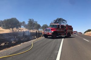WIldcat Incident including a crash that sparked a vegetation fire and resulted in a fatality
