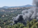 Smoke from structure fire from July 15 2020