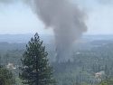 Smoke from structure fire from July 15 2020