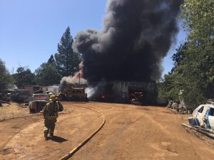 Soulsbyville Structure Fire
