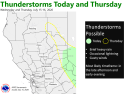 Thunderstorms Anticipated In Region