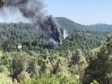 Smoke from structure fire from July 15 2020