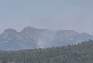 Fire near Donnell Vista