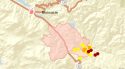 Moc Fire active fire area 6-23-28 9 p.m.