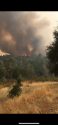 Moc Fire burning in the Moccasin area of Tuolumne County