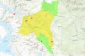 Tuolumne County Moc Fire evacuation zones