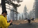 Drone Used At Blue Jay Fire