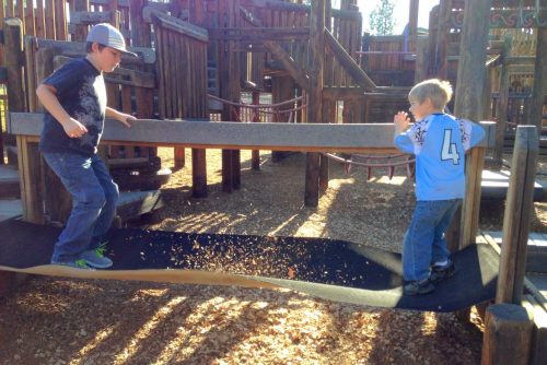 Kids Playing at the Heaven For Kids Park