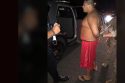Joshua Rodriguez handcuffed after arrest in Centerville, Utah