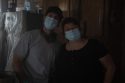 Justin LaReau and Lydia Cedrone on Lantern's Lane set.