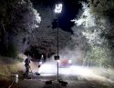 Lantern's Lane Crew during scene set up.