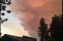 Smoke in the Groveland area coming from Creek Fire burning in the Fresno area