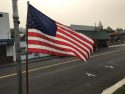 Flag Flies In Downtown Sonora On Patriot Day