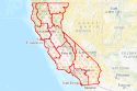 BLM Claifornia Fire Restrictions map