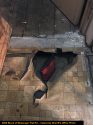 Hidden Secret compartment in floor board where drugs and weapons were found