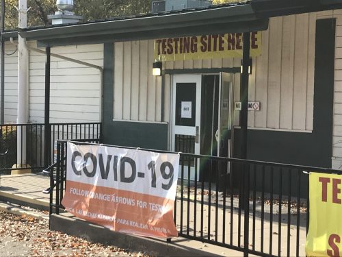COVID-19 testing site at Mother Lode Fairgrounds in Tuolumne County