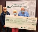 SAF Board Member Bill Polley with Hazel & Dick Mitchell of Give Someone A Chance