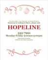 Holiday Hopeline Flyer