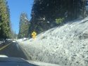 Snow in Arnold on Highway 4