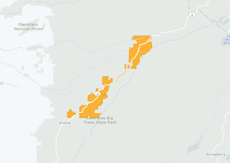 Many High Country Homes Without Power In Calaveras County