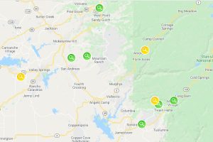 Lingering Mother Lode PGE power outages1-27-21 5:30 pm