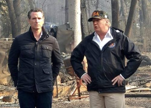 Governor Gavin Newsom And President Donald Trump