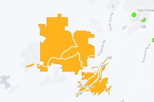 PG&E power outage in Sonora area 130 p.m. 1-22-21