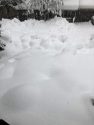 Several feet of snow in Arnold