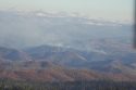 Visible smoke from the Abernathy Fire on the Stanislaus