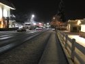 Monday morning snow in downtown Sonora