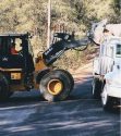 Hazard tree removal on Harper Road