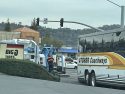 Bus stuck on Mono Way in Sonora