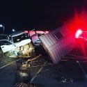 DUI crash into bus stop