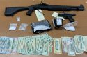 Guns, meth and money seized