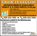 TCPH COVID Vaccine Clinic flyer
