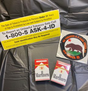 Sonora PD Conducts Tobacco Sting