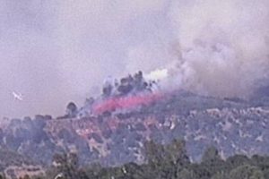 Campo Fire in Calaveras County