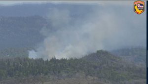 Fire in Mountain Ranch area of Calaveras County at 13:10 p.m.