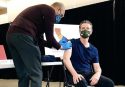 Gavin Newsom receives Covid vaccine