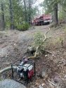 Vegetation Fire near Beardsley Lake in the Strawberry area