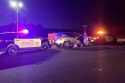 Arrest scene on Bonds Flat Road