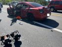 Crash scene on Highway 108