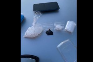 Drugs seized from suspect Steele