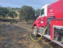 Solar Fire near the Sierra Conservation Fire in Jamestown