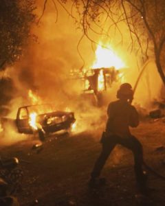 Update: Vehicles Damaged By Fire At Camp Hope