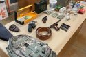 Items seized in traffic stop