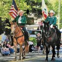 Al O'Brien rides in the Mother Lode Roundup Parade