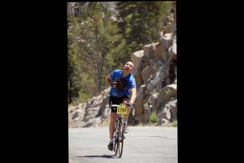 Cyclist on the Death Ride