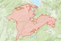 Dixie Fire burning in Butte and Plumas counties 7-31-21